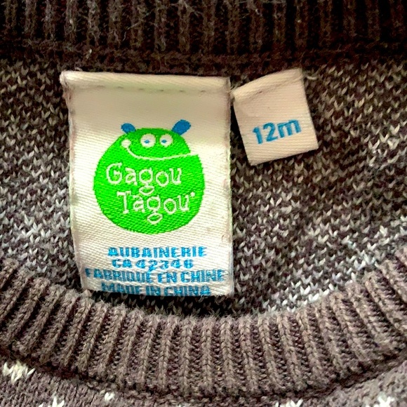 Gagou tagou dress with assorted tights 12 months - Picture 5 of 6